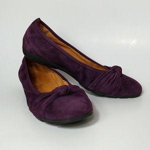 GABOR Hovercraft Comfort Suede Flats Purple 6.5 UK / 9 US